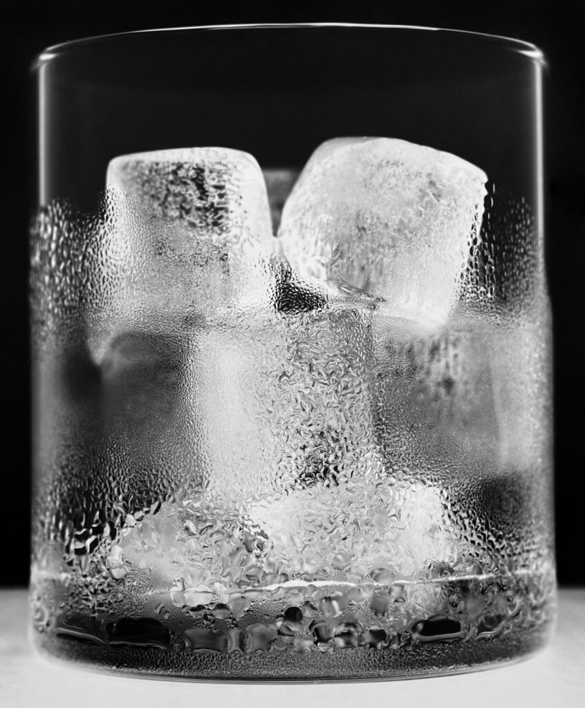 Amanda Means, Water Glass 89, 2023, silver gelatin print, various sizes