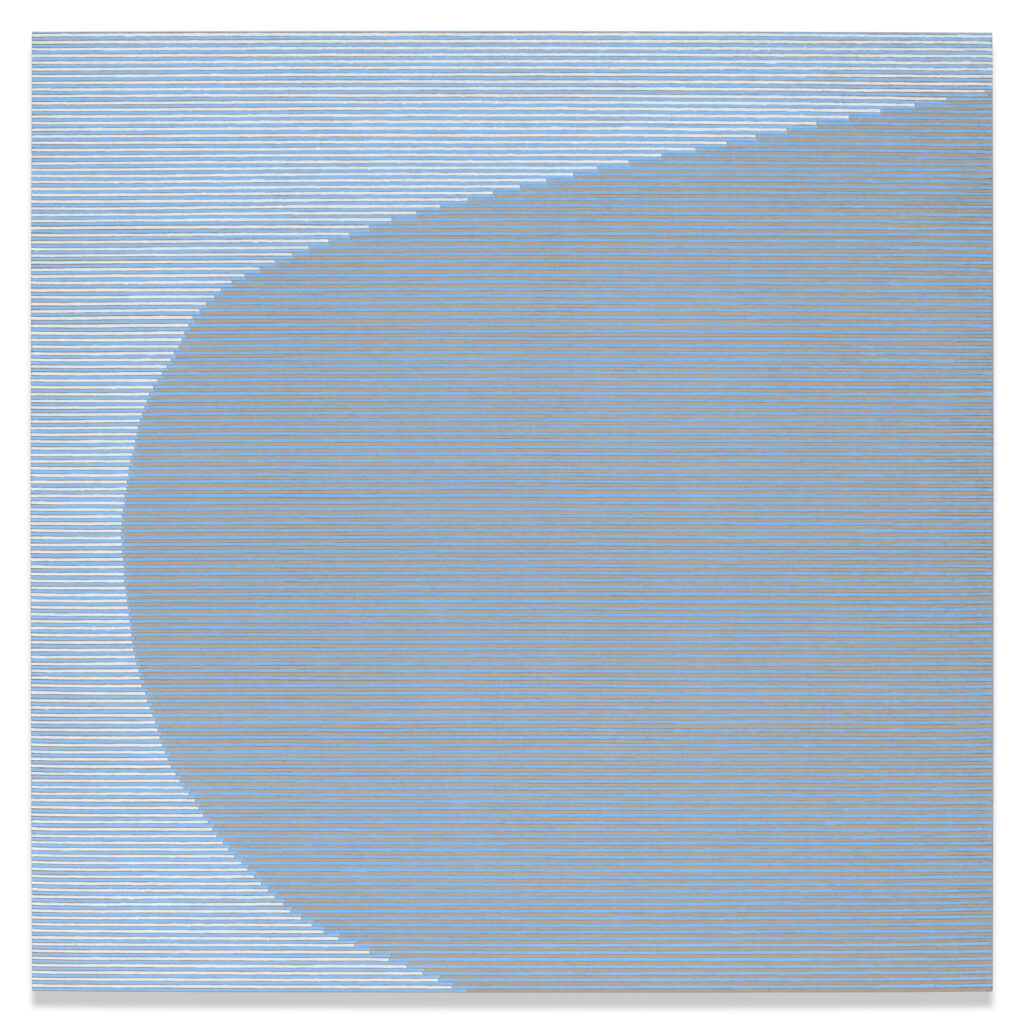 Marc Schepens, Untitled (July 28, 2024), 2024, oil and pencil on linen, 72 x 72 inches