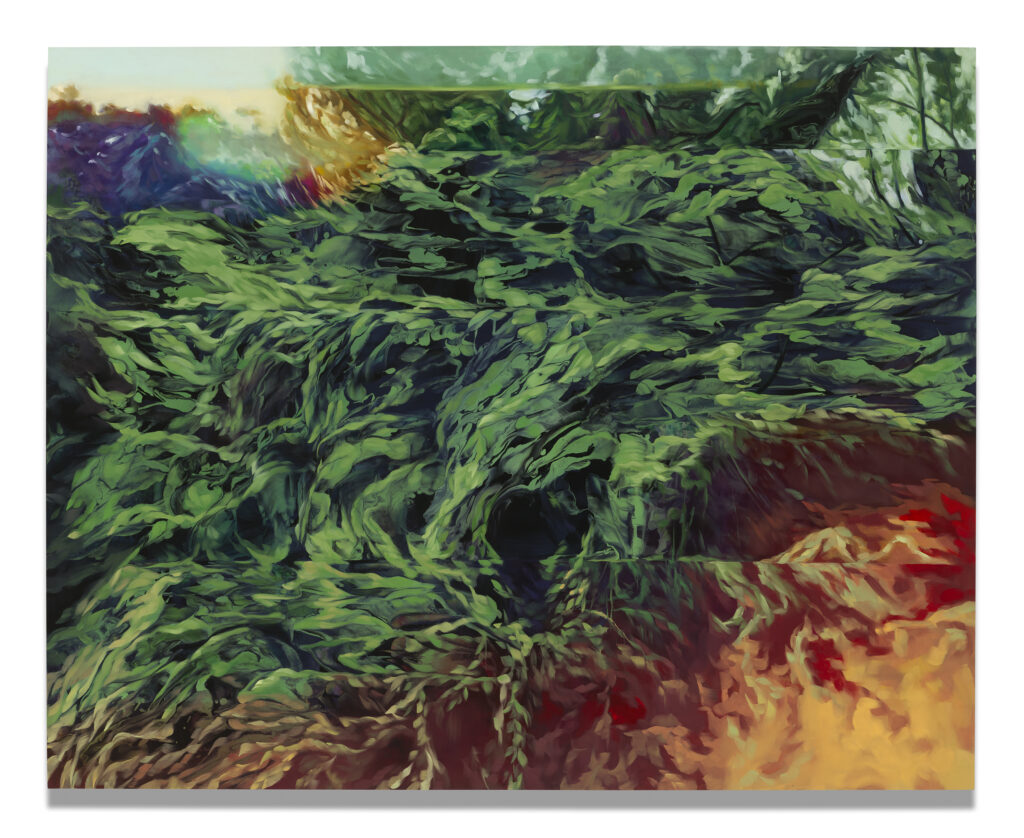 Cristi Rinklin, May We Be Eternal, 2025, oil and acrylic on aluminum, 40 x 50 inches