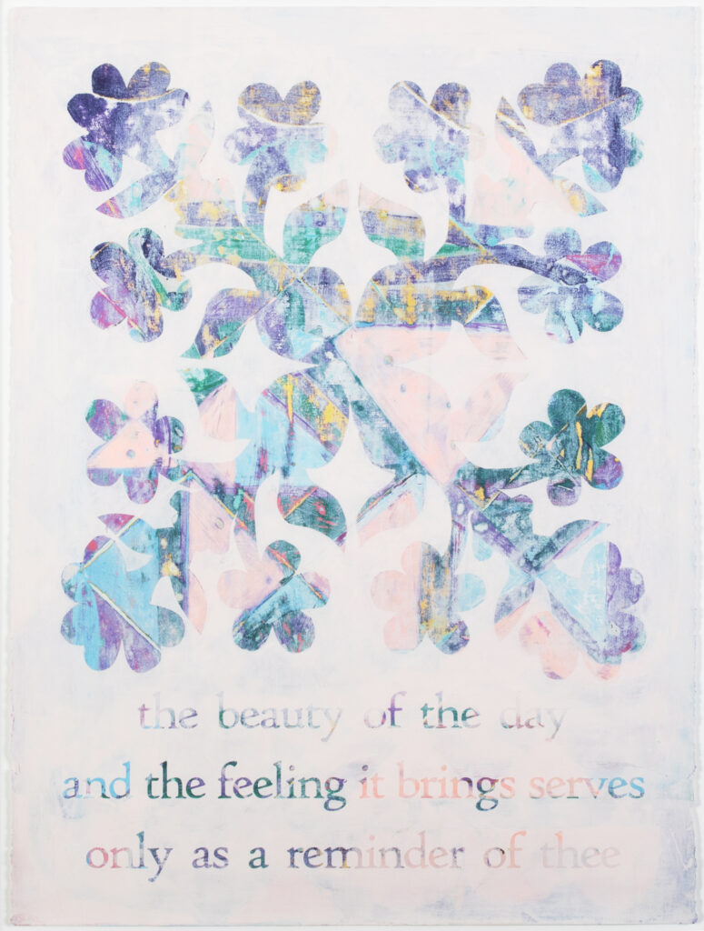 Isabel Riley, The Beauty of the Day, 2025, 30 x 22 inches, paint on paper