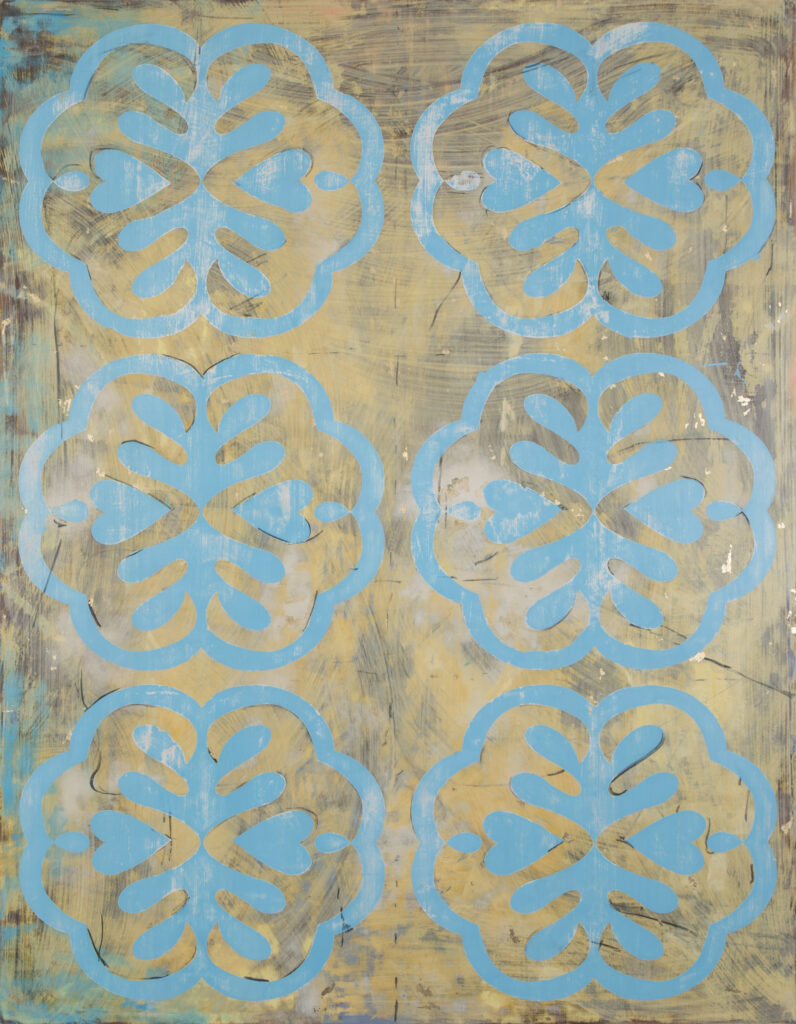 Isabel Riley, The Forgotten Stars, 2025, 62 x 48 inches, paint on panel