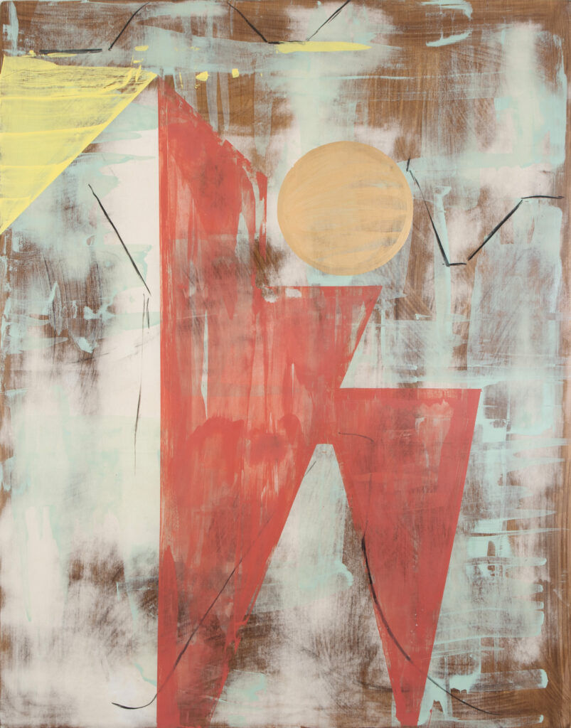 Isabel Riley, This Gathering Place, 2025, 62 x 48 Inches, paint on panel