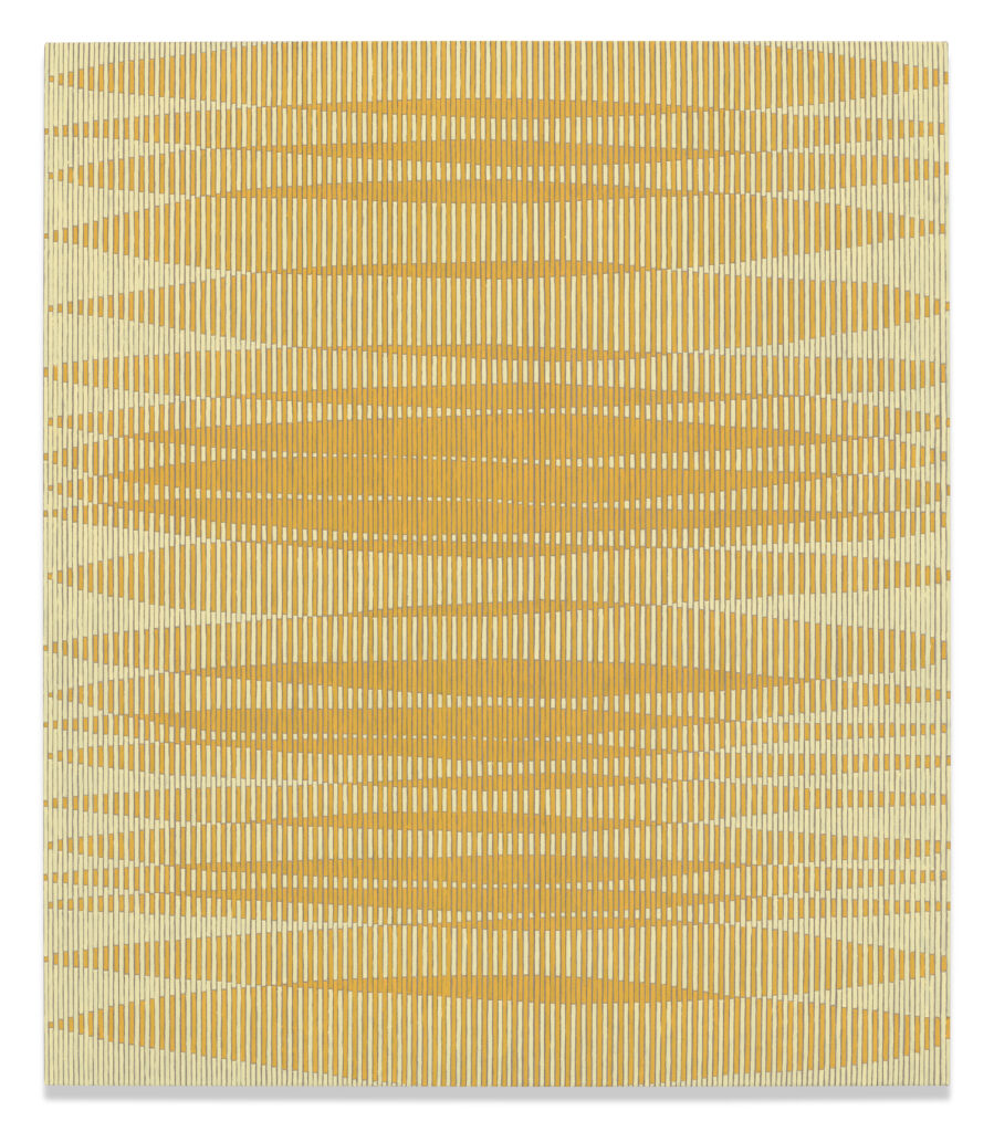 Marc Schepens, Untitled (April 12, 2025), oil and pencil on linen, 55 x 48 inches
