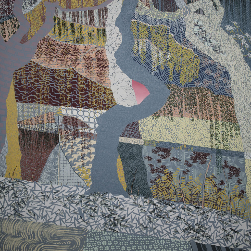 Christopher Schade, Arch 7, 2019, oil on canvas, 60 x 60 inches