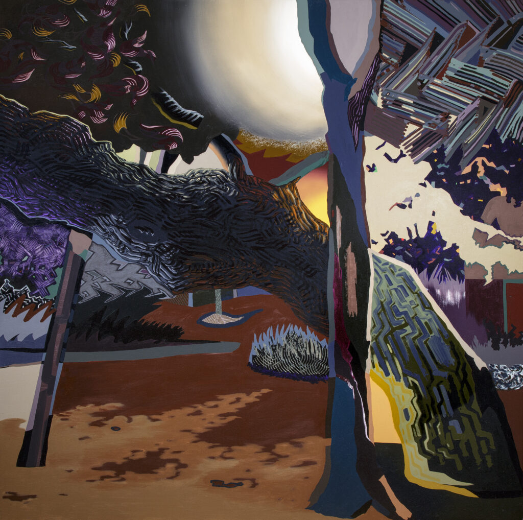 Christopher Schade, Archway 4, 2017, oil on canvas, 60 x 60 inches