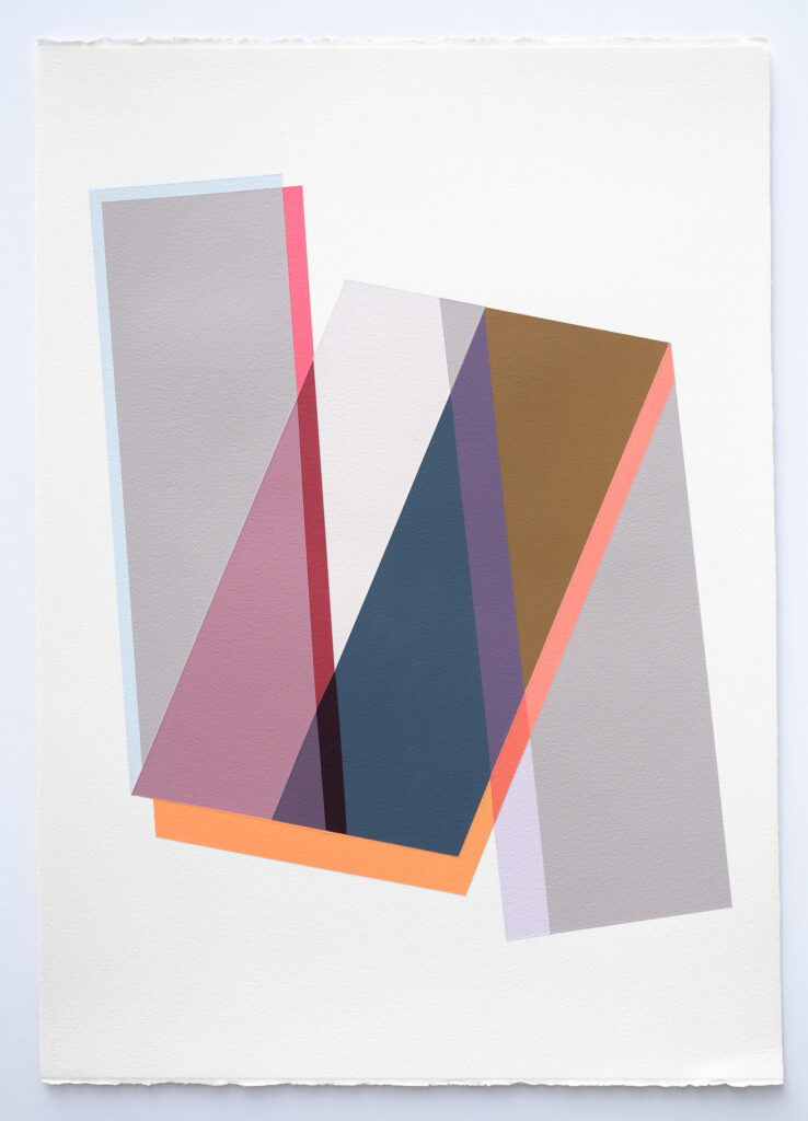Rachel Hellmann, Reef, 2026, acrylic on paper, 41 x 29 inches
