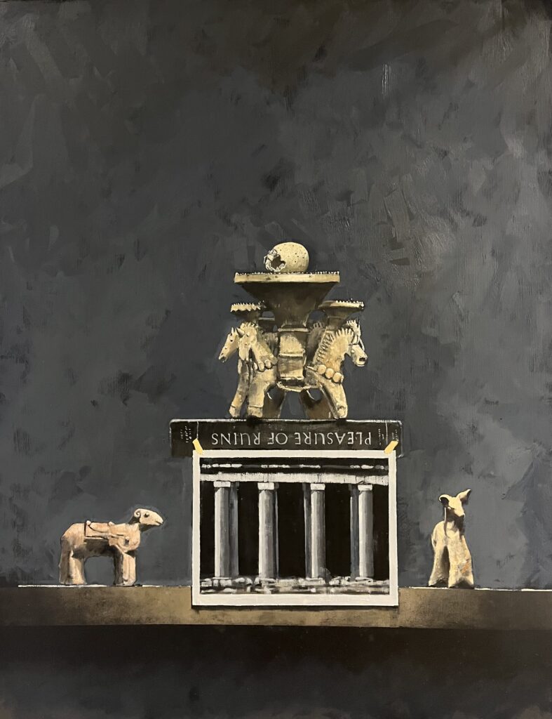 William Ciccariello, Nature's Ruins, 2026, oil on board, 31 x 24 inches