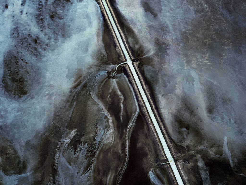 David. Maisel, Spiraling 17, 2024, archival pigment print, 30x 40, 46.5 x 62, 58.5 x 78 inches