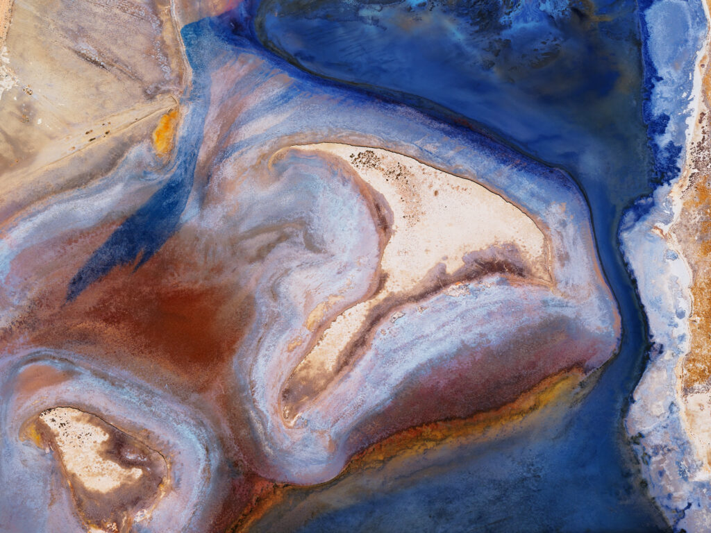 David. Maisel, Spiraling 31, 2024, archival pigment print, 30x 40, 46.5 x 62, 58.5 x 78 inches
