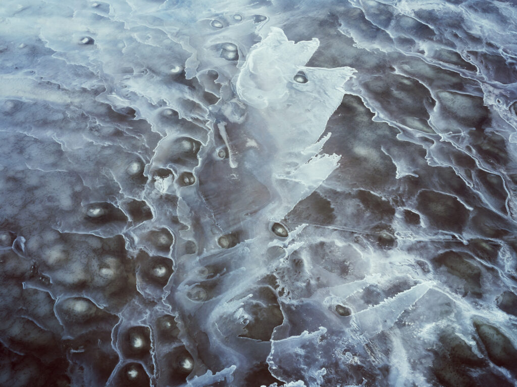 David. Maisel, Spiraling 44, 2024, archival pigment print, 30x 40, 46.5 x 62, 58.5 x 78 inches