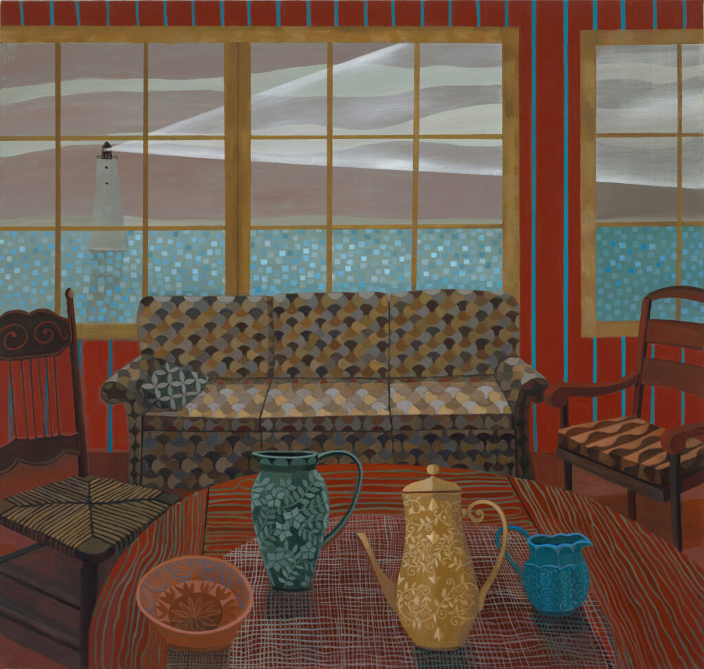 Gail Spaien, Mid-Afternoon, 2024, Acrylic on linen, 38 x 40 inches