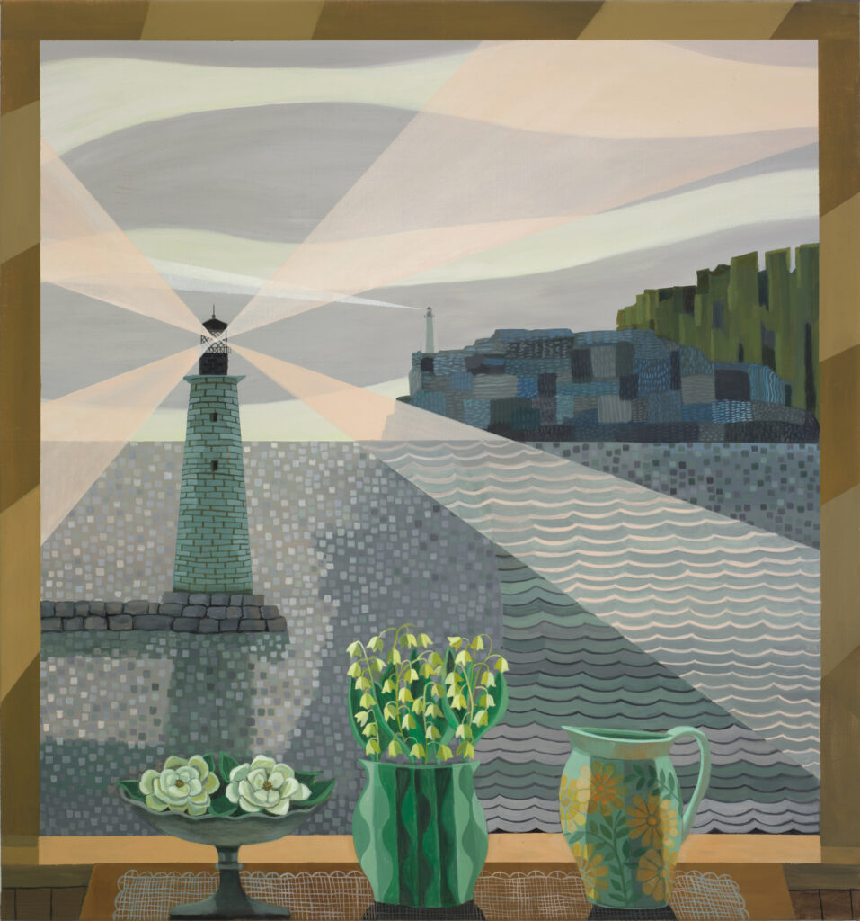 Gail Spaien, Light In Every Room, 2024, Acrylic on linen, 41 x 44 inches
