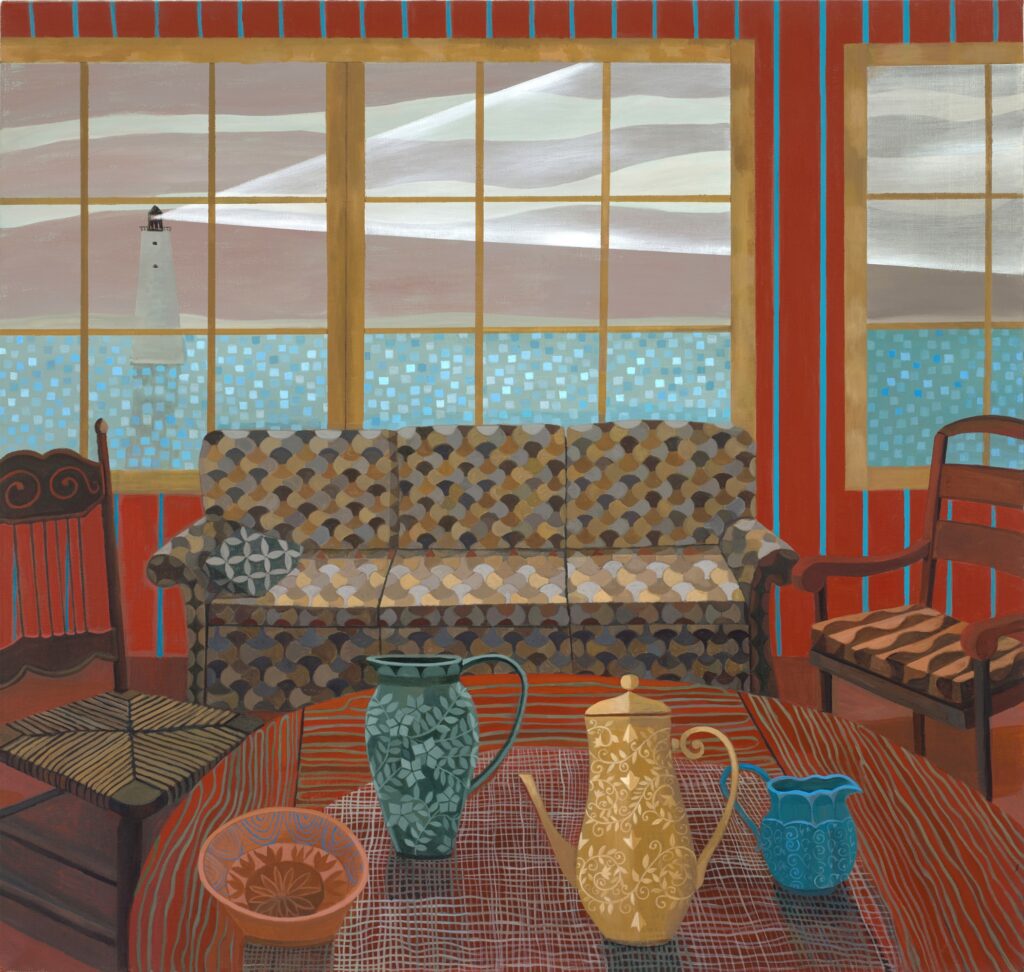 Gail Spaien, Mid-Afternoon, 2024, Acrylic on linen, 38 x 40 inches