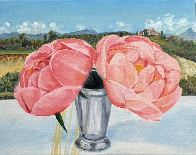 Candice Smith Corby, Over There, 2026, oil on linen, 10 x 8 inches